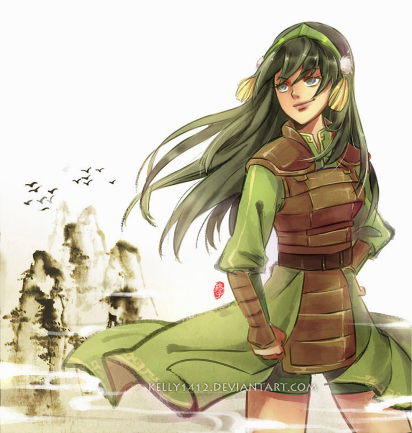 toph beifong (avatar legends and 1 more) drawn by kellylee
