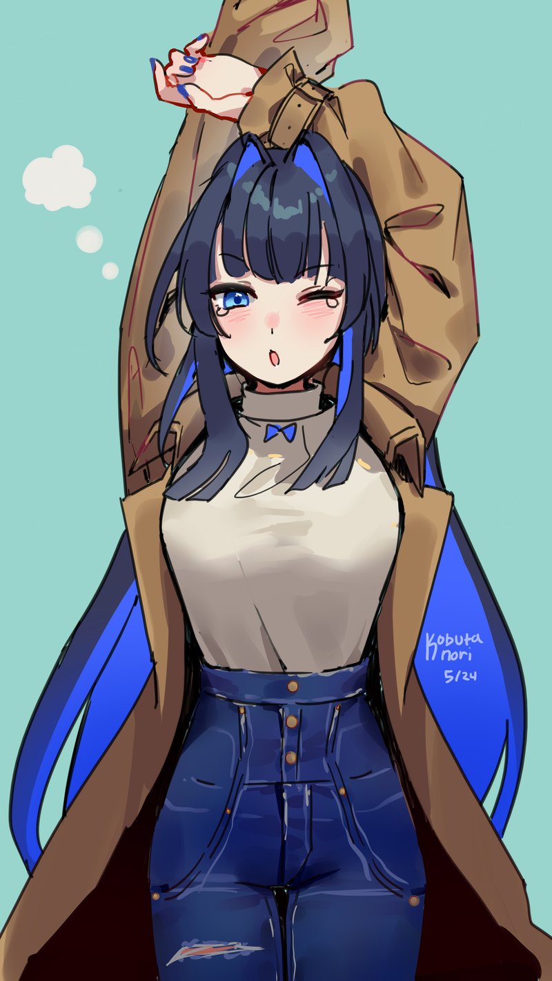 ouro kronii (hololive and 1 more) drawn by kobutanori