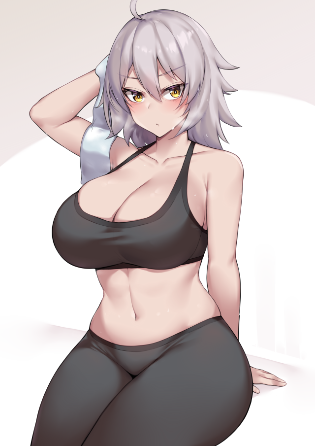 jeanne d'arc alter (fate and 1 more) drawn by kuavera