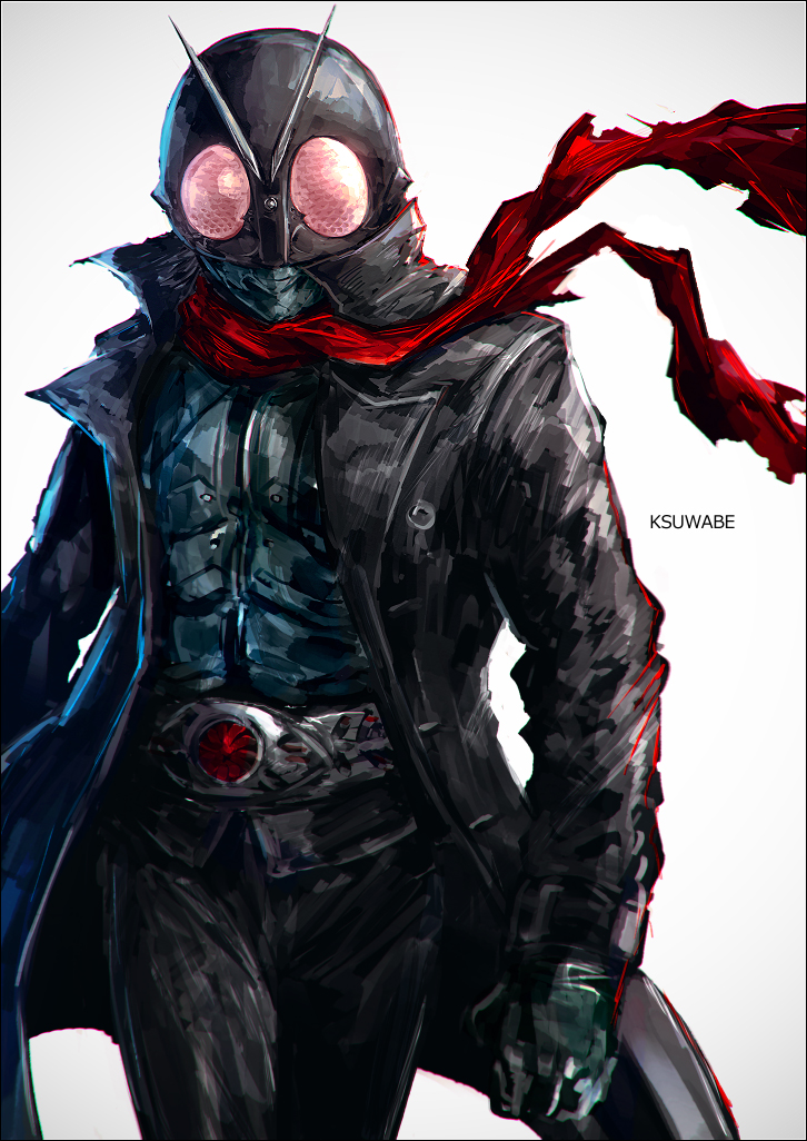 kamen rider 1 (kamen rider and 1 more) drawn by k-suwabe