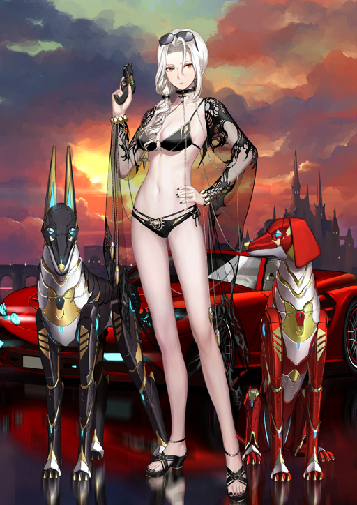 carmilla (fate and 1 more) drawn by okojo