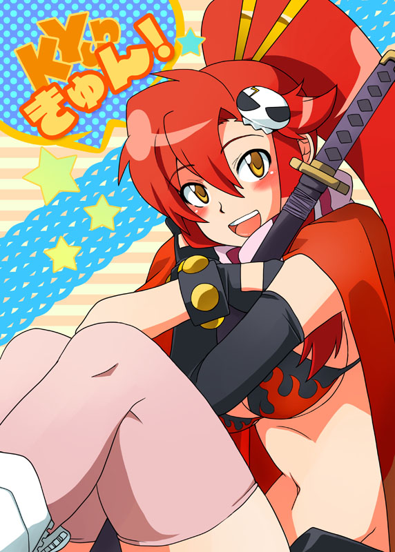 yoko littner (tengen toppa gurren lagann) drawn by suika_soda
