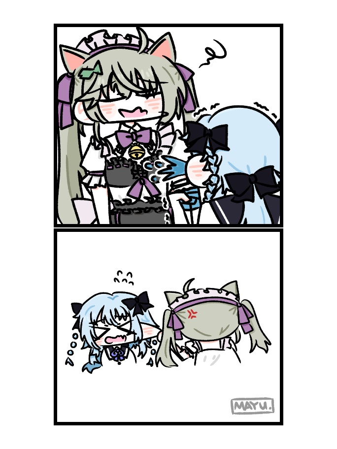 mori tatsuki and kanabako misora (assault lily) drawn by mayu_(yu_e1602)