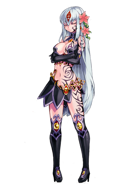 alipheese fateburn xvi (mon-musu quest!) drawn by kenkou_cross