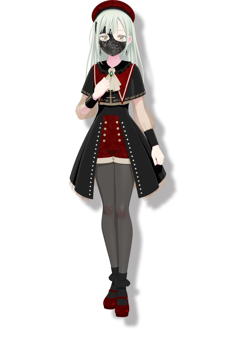 wakaba mutsumi and mortis (bang dream! and 1 more)
