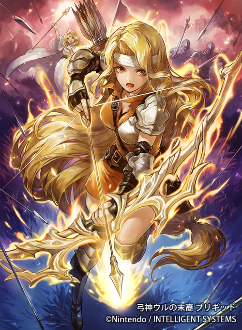 brigid and edain (fire emblem and 2 more) drawn by uroko_(mnr)