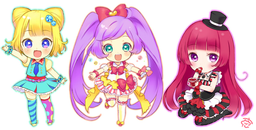 manaka laala, minami mirei, and hojo sophy (pretty series and 1 more) drawn by touyama_soboro