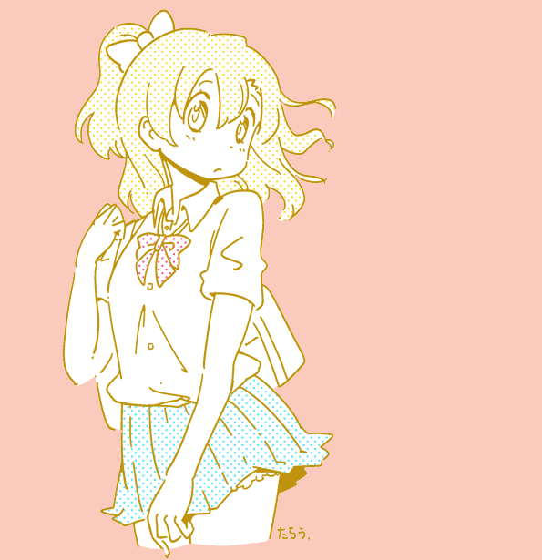 kosaka honoka (love live! and 1 more) drawn by karaagetarou