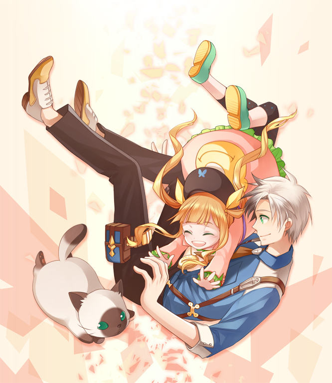 ludger will kresnik, elle mel martha, and rollo (tales of and 2 more) drawn by ninjin_(charat7)