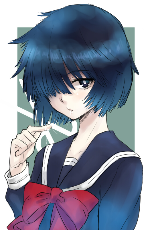 urabe mikoto (nazo no kanojo x) drawn by hiroya_juuren