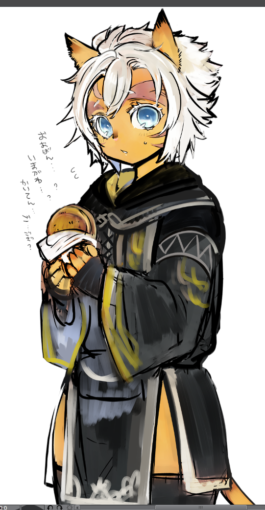 adventurer (final fantasy and 1 more) drawn by doraeshi