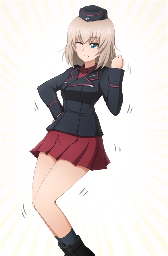 itsumi erika (girls und panzer) drawn by omachi_(slabco)