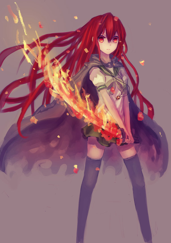 shana and alastor (shakugan no shana) drawn by mahou_kyuuri