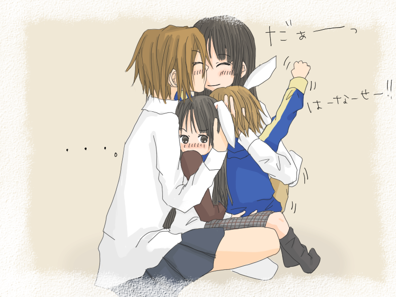 akiyama mio and tainaka ritsu (k-on!) drawn by cream_soda_(artist)