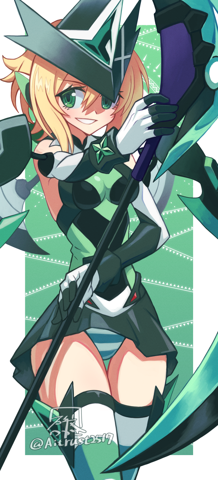 akatsuki kirika (senki zesshou symphogear) drawn by hibun_tsukasa