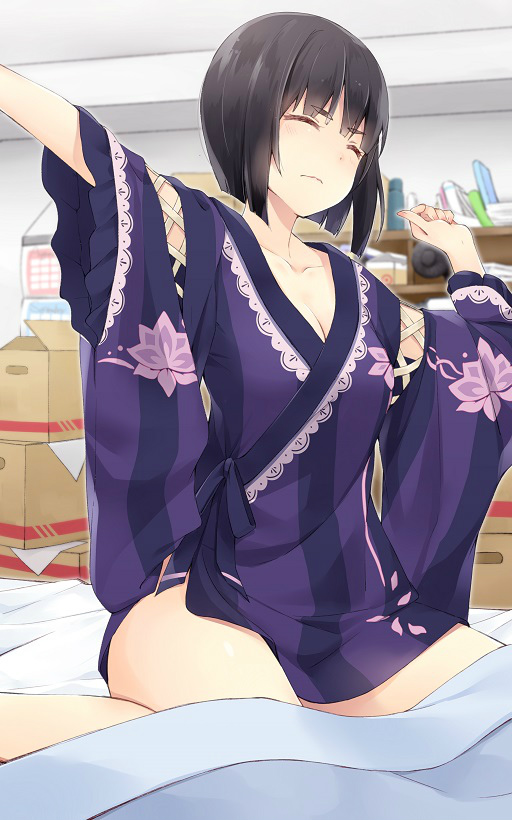 koigasaki miyabi (kakuchou shoujo-kei trinary) drawn by hazuki_natsu