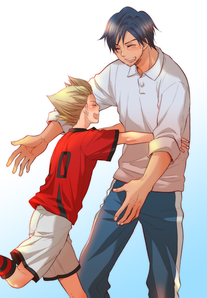 gouenji shuuya and nikaidou shuugo (inazuma eleven) drawn by ya_yo_i