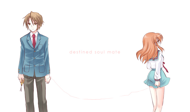 asahina mikuru and koizumi itsuki (suzumiya haruhi no yuuutsu) drawn by yuuma_(omaeno_meinichi)