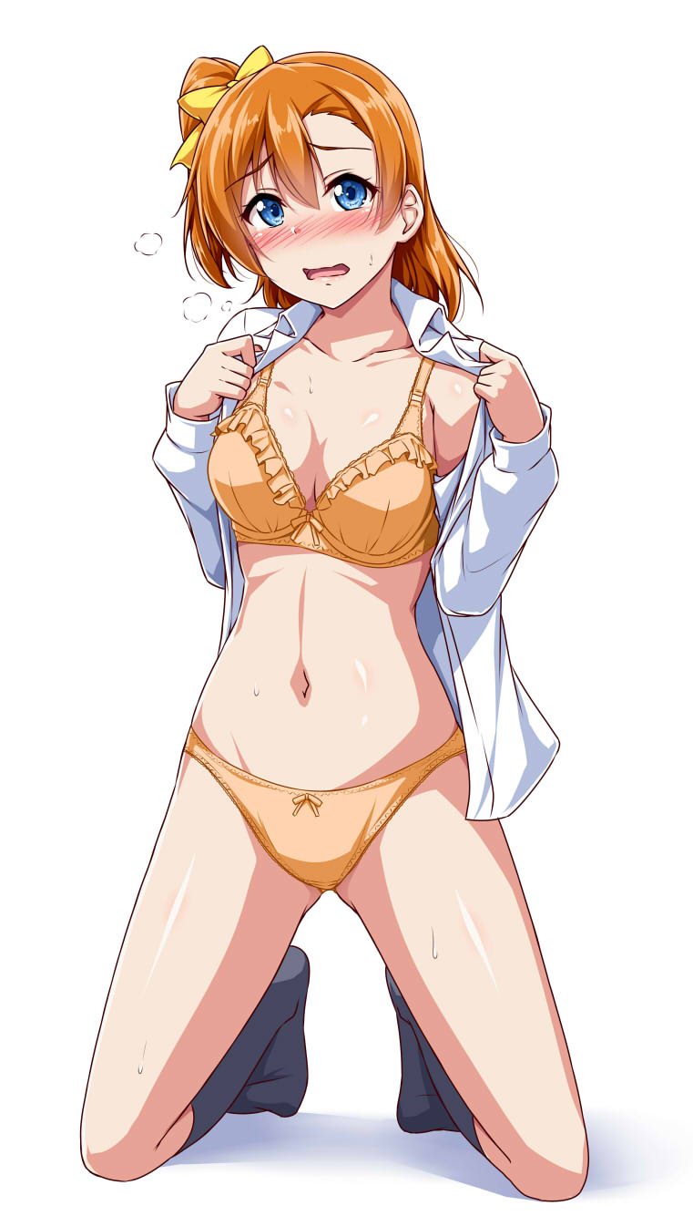 kosaka honoka (love live! and 1 more) drawn by yopparai_oni