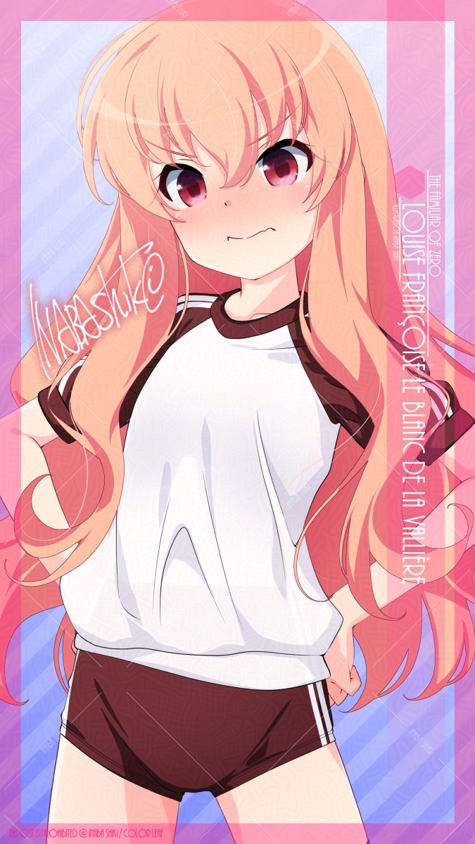 louise francoise le blanc de la valliere (zero no tsukaima) drawn by inaba_shiki