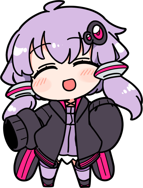 yuzuki yukari (vocaloid and 1 more) drawn by ini_(inunabe00)