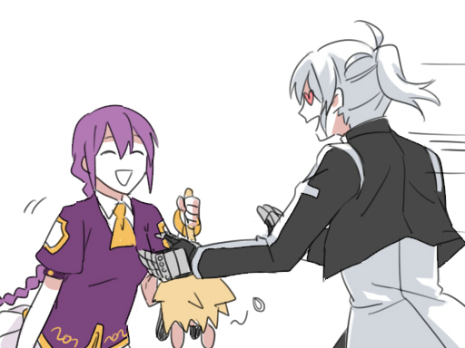 sion eltnam, neco-arc, sion eltnam atlasia, and riesbyfe stridberg (tsukihime and 1 more) drawn by 6_(yuchae)