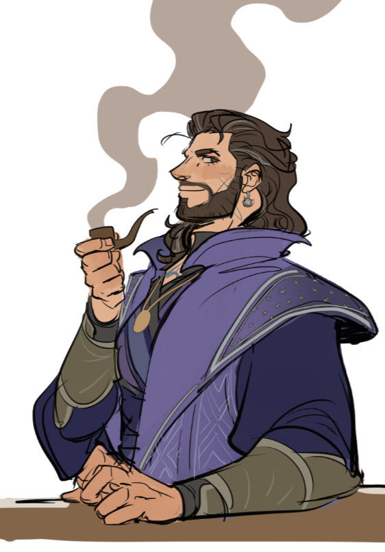 gale (dungeons & dragons and 2 more) drawn by wkokbu