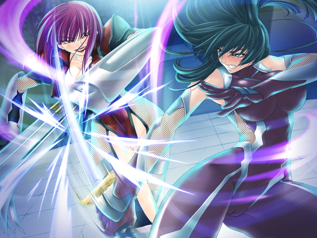 igawa asagi and oboro (taimanin and 1 more) drawn by kagami_hirotaka