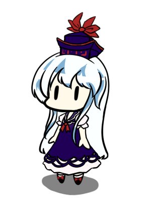 kamishirasawa keine (touhou) drawn by sorano_orange