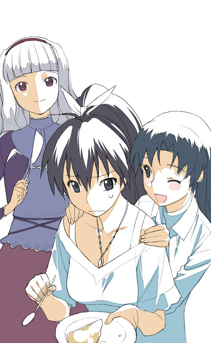 kisaragi chihaya, shijou takane, and ganaha hibiki (idolmaster) drawn by a1_(initial-g)