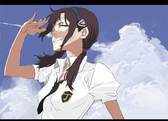 makinami mari illustrious (neon genesis evangelion and 2 more) drawn by murasaki_hisato