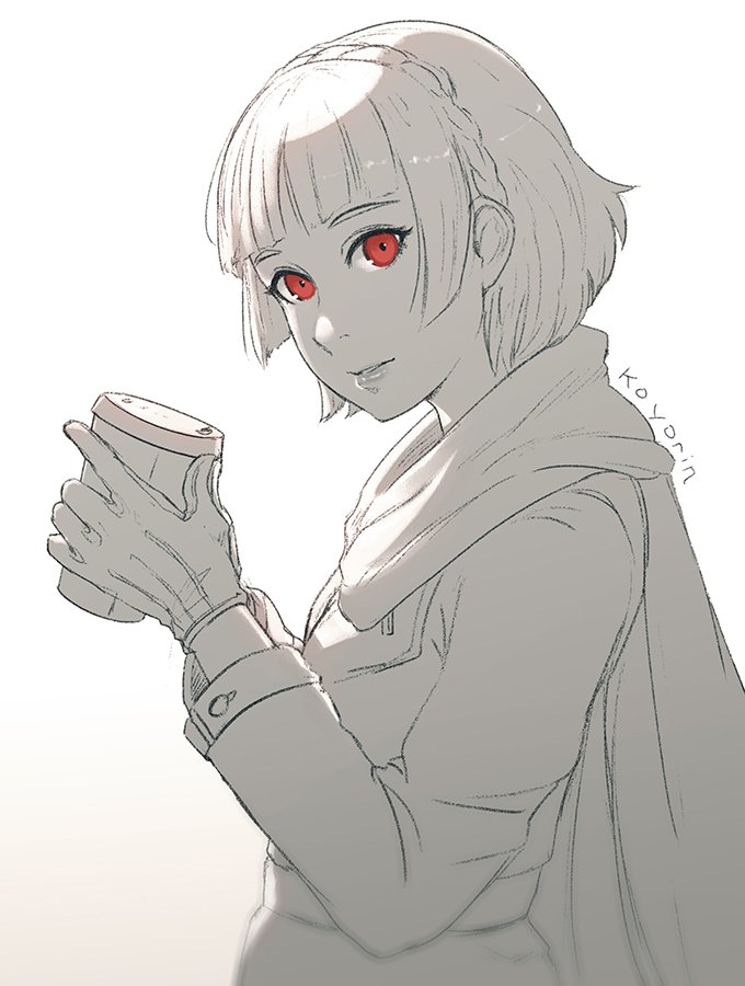 niijima makoto (persona and 1 more) drawn by koyorin