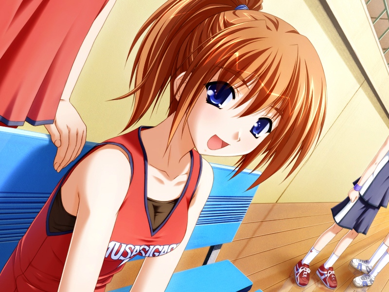 sasamine rika (akai canvas series nadeshiko ~aka no rasen~) drawn by yamino_kenji