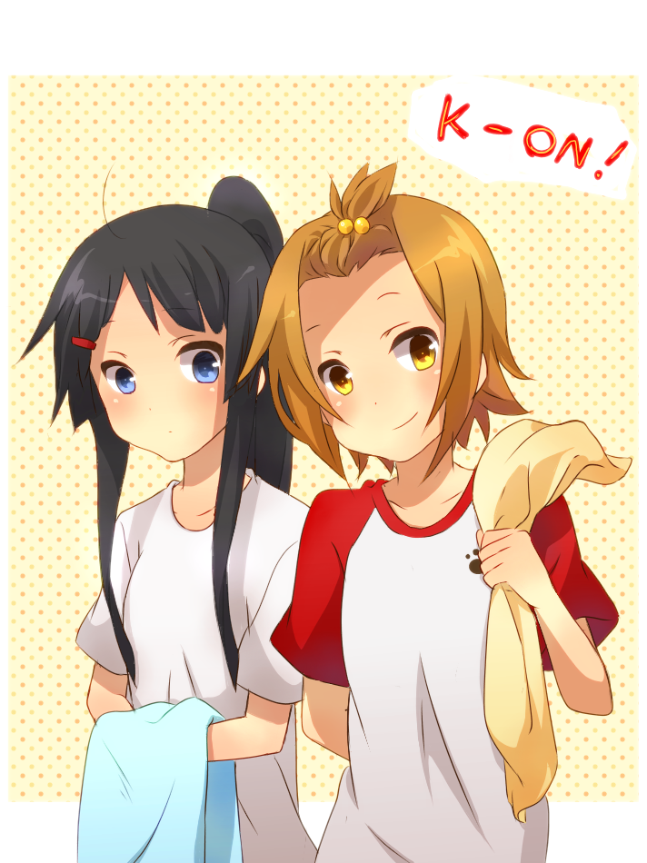 akiyama mio and tainaka ritsu (k-on!) drawn by coffeebreak