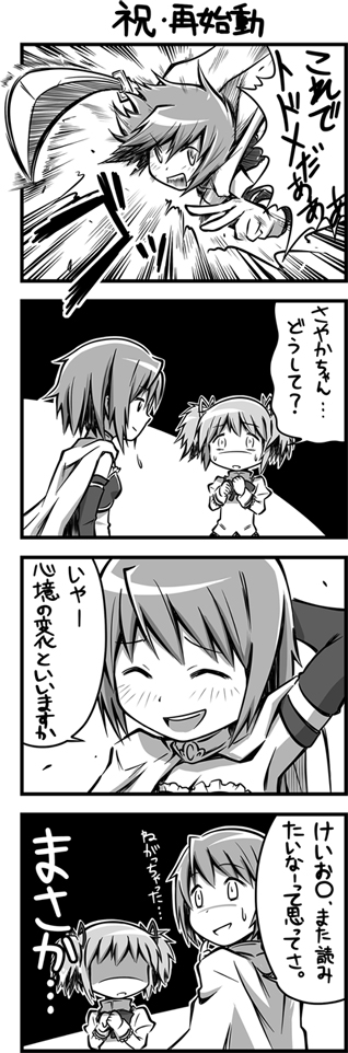kaname madoka and miki sayaka (mahou shoujo madoka magica and 1 more) drawn by c_(neta)