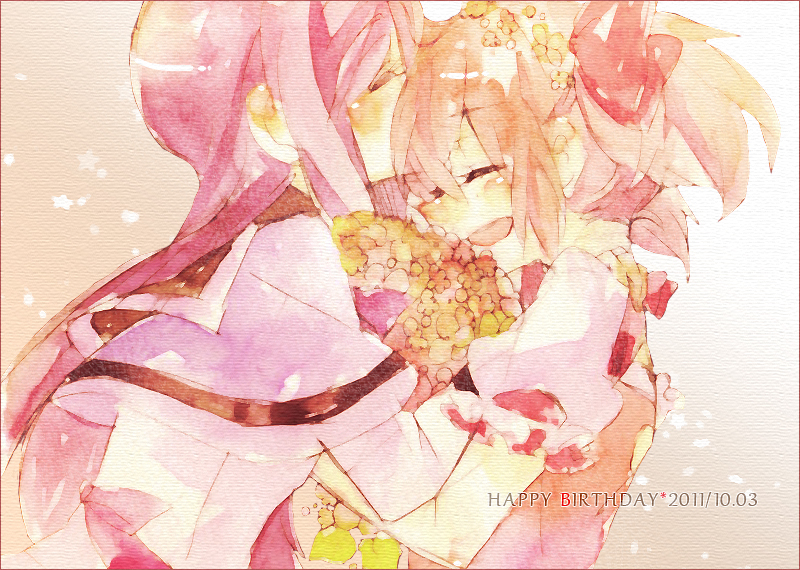 akemi homura and kaname madoka (mahou shoujo madoka magica) drawn by sorato_(astllatte)