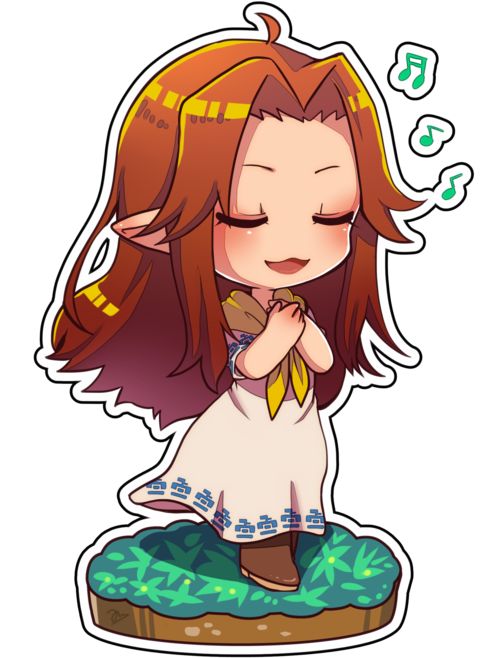 malon (the legend of zelda and 1 more) drawn by agi_(neckless)