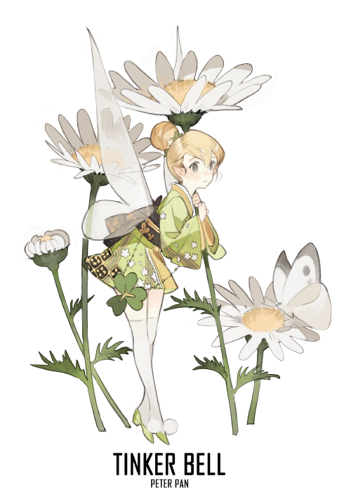 tinker bell (walt disney's peter pan) drawn by starshadowmagician