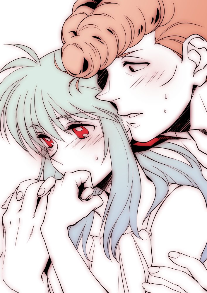 kuwabara kazuma and yukina (yu yu hakusho) drawn by imuro