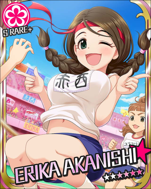 munakata atsumi, akanishi erika, and ohnishi yuriko (idolmaster and 1 more)