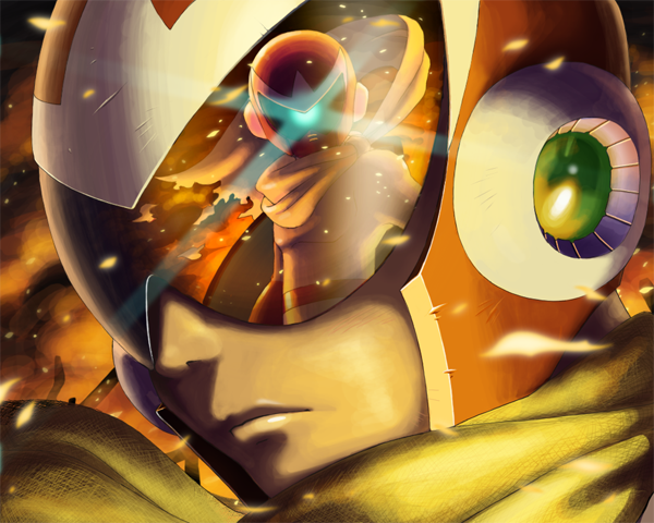 proto man and break man (mega man and 1 more) drawn by napo
