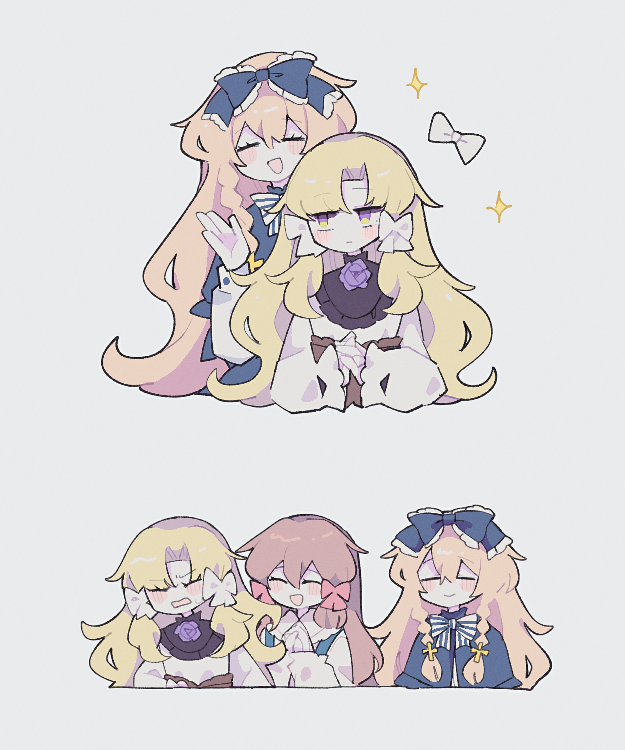 goldia die heilige, lisette, and harpae (pocket mirror) drawn by cosmicmind