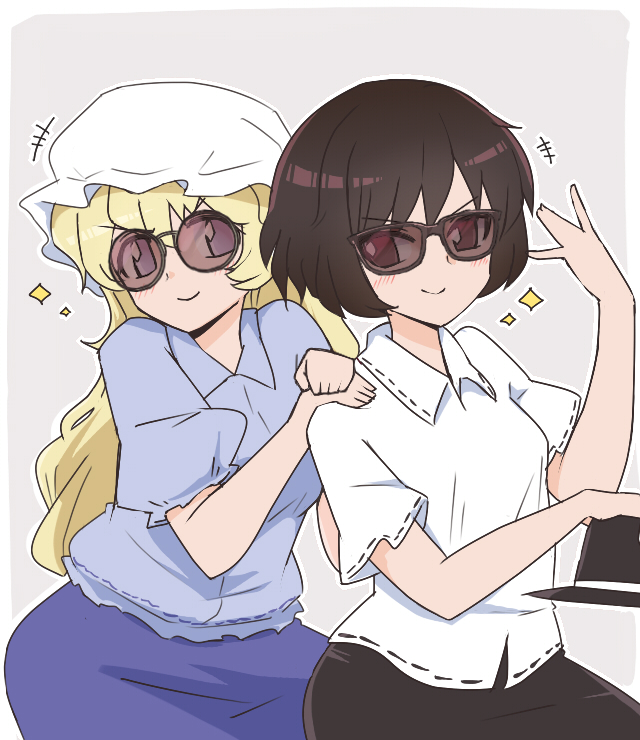 usami renko and maribel hearn (touhou) drawn by shio_(futatsumami)