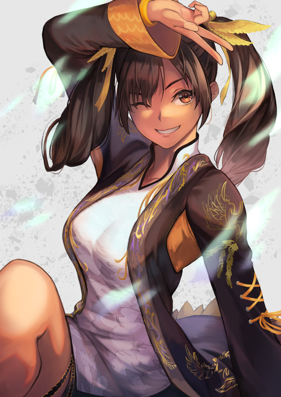 ling xiaoyu (tekken and 1 more) drawn by hinoru_saikusa