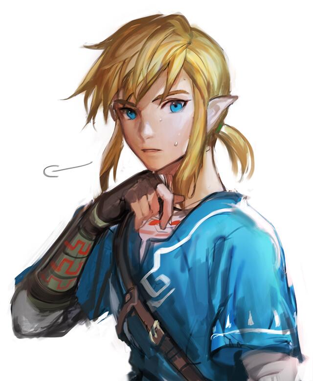link (the legend of zelda and 1 more) drawn by charcoalo