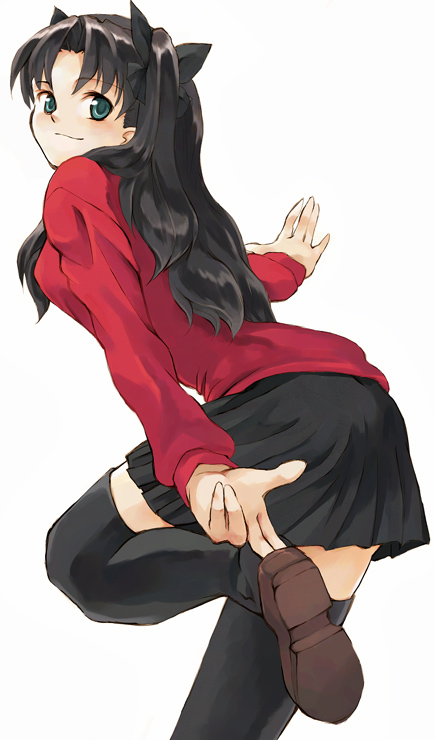 tohsaka rin (fate and 1 more) drawn by yukihashi
