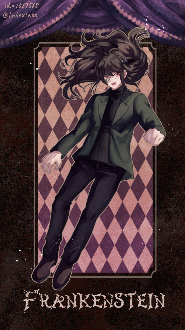 gokuhara gonta and frankenstein's monster (danganronpa and 2 more) drawn by z-epto_(chat-noir86)