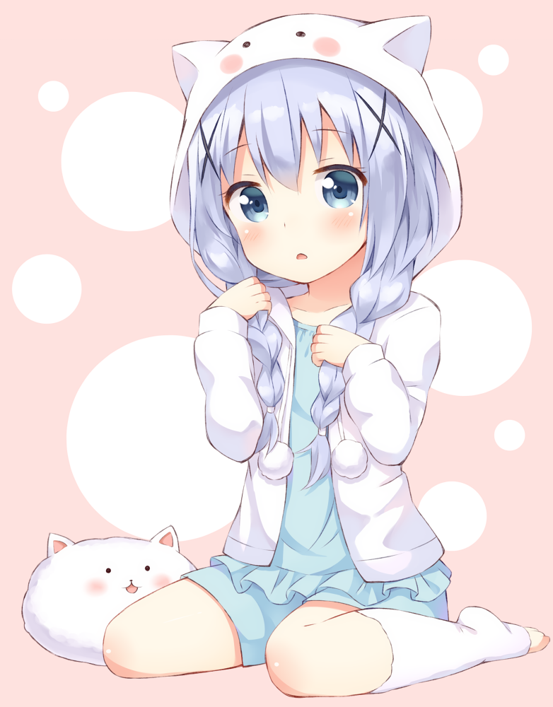 kafuu chino and tippy (gochuumon wa usagi desu ka?) drawn by customer_(carrack)