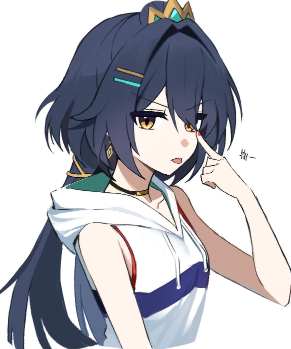 yunli (honkai and 1 more) drawn by lix_(iroiro3843)