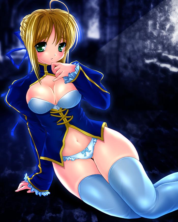 artoria pendragon and saber (fate and 1 more)